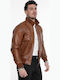 Leather Jacket Tabac Brown