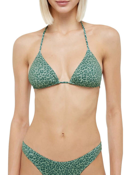 MC2 Leah Bikini Dreieck Tierdruck Pastell Leopard