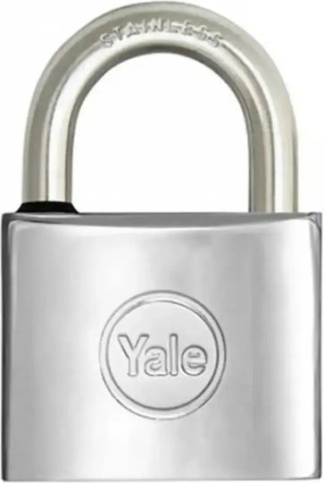Yale Ατσάλινο Λουκέτο Πέταλο με Κλειδί 30mm