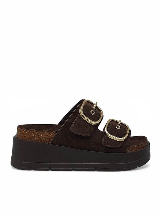 Exe Women's Flat Sandals Brown