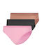 Active Active Γυναικεία Slip 3Pack Πολύχρωμο