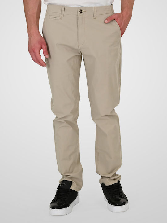 Double Παντελόνι Chino Ελαστικό Εκρου