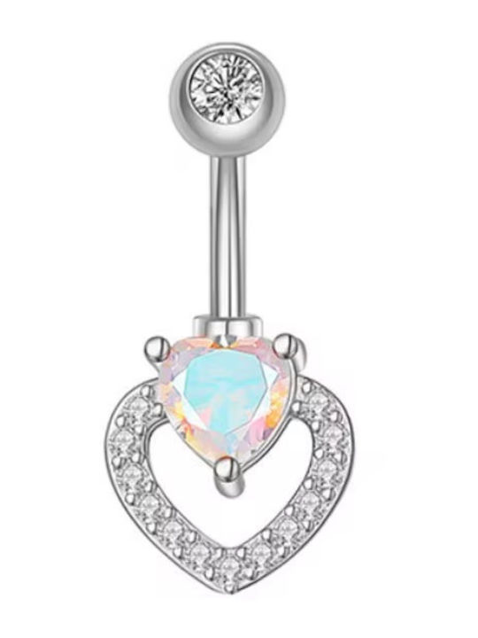 Amalfi Accessories Ohrring Bauchnabel aus Stahl
