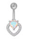 Amalfi Accessories Ohrring Bauchnabel aus Stahl