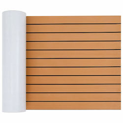 Boat Mat Striped Brown Black 240 x 60 Cm Eva 42046772 Brown