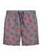 Men's Swim Shorts Navy Blue Striped