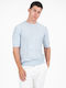 Polo Herrenbluse Hellblau
