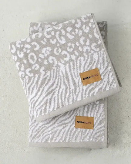 Nima Face Towel Safari 50x90cm Safari Weight 480gr/m²