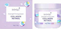 SOQU Light Moisturizing & Anti-Aging Face Cream with Retinol & Collagen