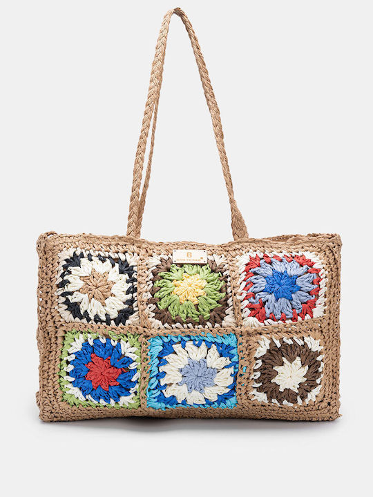 Decoro Korbweide Strandtasche Braun