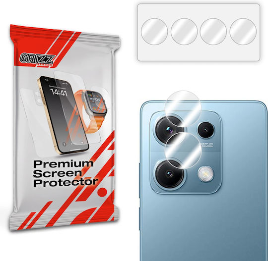 Set 2 Grizzglass Hybridglass Camera Lens Protectors Compatible Xiaomi Redmi Note 14s Transparent