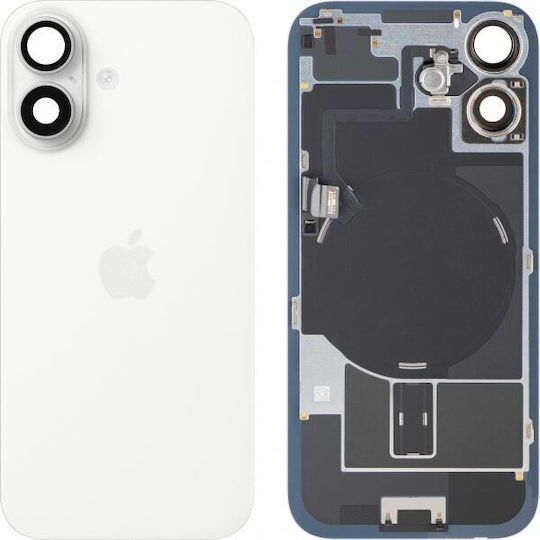 Apple Iphone 17 Rückseite Batteriedeckel aus Glas Weiß