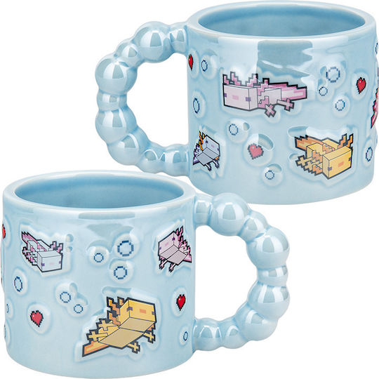 Minecraft Axolotl Shaped Mug
