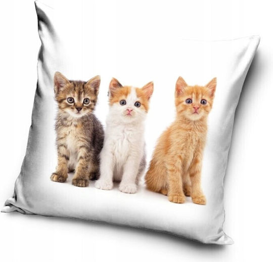CAT Kids Throw Pillow 40x40cm