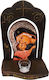 Wooden Iconostasis Panagia Glykofilousa Oil Lamp Can Stand Or Be Hung On The Wall Dimension 35 X 25