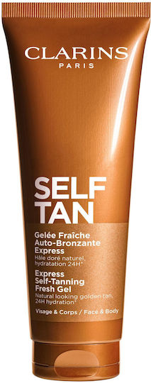Clarins Express Selbstbräuner Gel für Gesicht & Körper 125ml