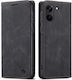 Spacecase Leather and Silicone Wallet Black for Poco X8 Pro