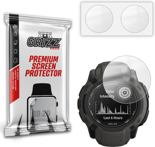Set 2 Folii Protectoare GrizzGlass Paperscreen Compatibile Garmin Instinct 2X 50mm Transparente