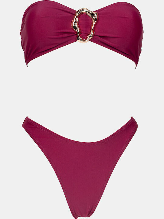 Decoro Set Bikini Ματζεντα