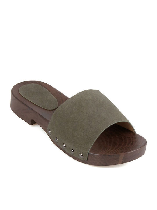 Silia D Flache Sandalen Für Damen Khaki
