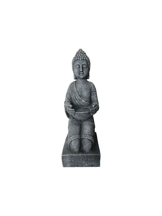 Relaxdays Dekorative Buddha Figur aus Polyresin 43x16x15cm