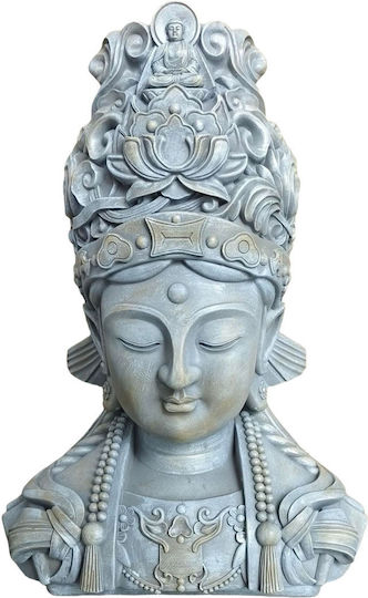 Relaxdays Figurină Decorativă Buddha Din Polirosină 44x21x32cm