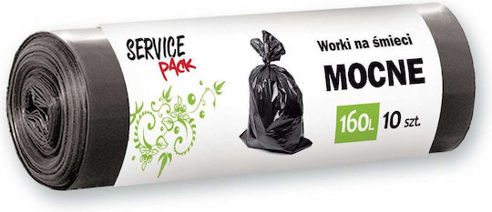 Stella Biodegradable Trash Bags Capacity 160lt 10 Pieces Black