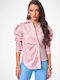 Long Sleeve Women's Shirt Pink