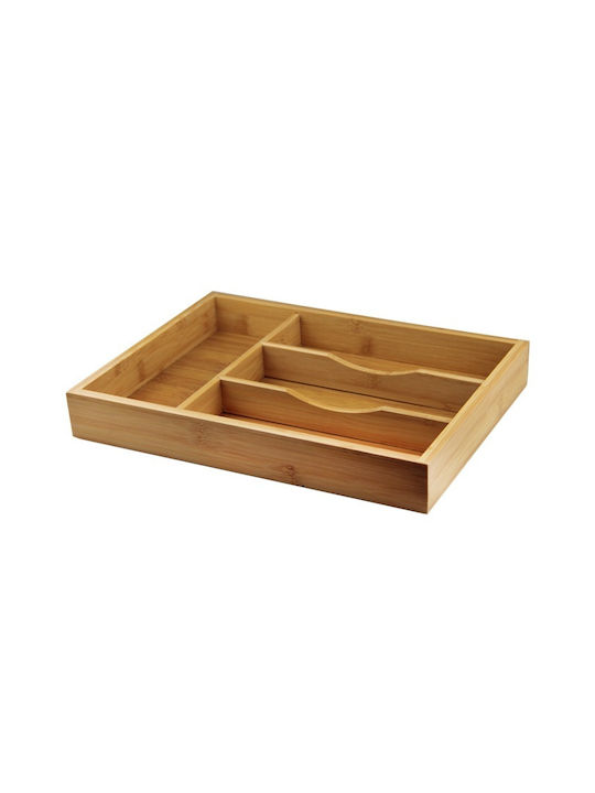 Raki Besteckeinsatz für Schubladen Hölzern 34x25x4.5cm