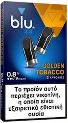 MyBlu 2.0 Goldene Tabak 2 Pods 0,8% 9mg/ml