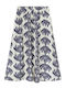 Fustă Midi Palms Spring Print