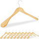 Relaxdays Clothes Hanger Gray 10029407_126 10 P...