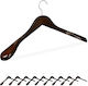 Relaxdays Clothes Hanger Brown 10029407_746 10 ...