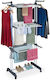Relaxdays Folding Floor Clothes Drying Rack 173x64cm