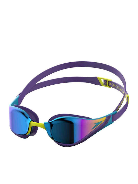 Speedo Fastskin Pure Focus Swimming Goggles Adults with Anti-Fog Lenses Blue