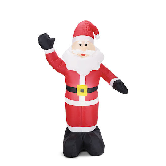 Illuminated Decorative Inflatable Outdoor Orange Plastic Christmas Santa 150cm