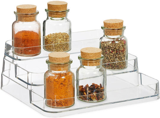 Relaxdays Gewürzorganisator Kunststoff Transparent