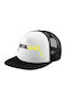 Koupakoupa Kids' Cap Jockey Fabric Metallic Black