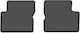 Car Rubber Mats Rear 2 Pcs Universal Opel Adam Hatchback 2012