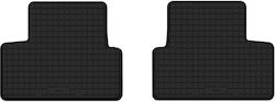 Car Rubber Mats Rear 2 Pcs Universal Opel Mokka X Crossover 2016