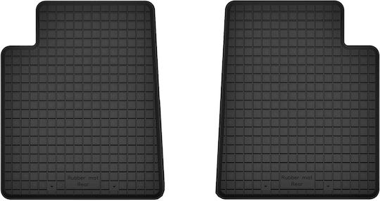 Car Rubber Floor Mats Rear 2 Pcs Universal Porsche 924 Coupe 1976-1988