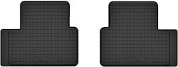Rubber Car Mats Rear 2 Pcs Universal Volvo S70 I Sedan 1996-2000