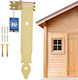 Kotarbau Strap Hinge 300 Mm Gold Galvanized Steel Garage Door Hinge Shutters Gazebo Hinge