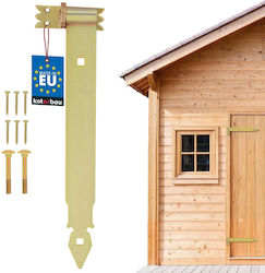 Kotarbau Strap Hinge 400 Mm Gold Galvanized Steel Garage Door Hinge Shutters Gazebo Hinge