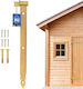 Kotarbau Strap Hinge 600 Mm Gold Galvanized Steel Garage Door Hinge Shutters Gazebo Hinge