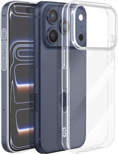 Mayaxess Handyhülle iPhone 17 Pro Stoßfest Weiche Silikon Verstärkte Kanten Transparente