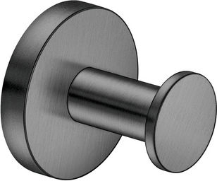 Sanco Gaea Single Bathroom Hook With Screws Silver