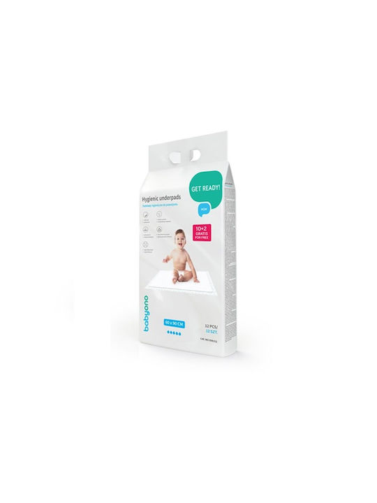 Babyono Einweg-Burp Tücher Weiß 60x90cm 10 Stück Babyono Einweg-Burp Tücher Weiß 60x90cm 10 Stück