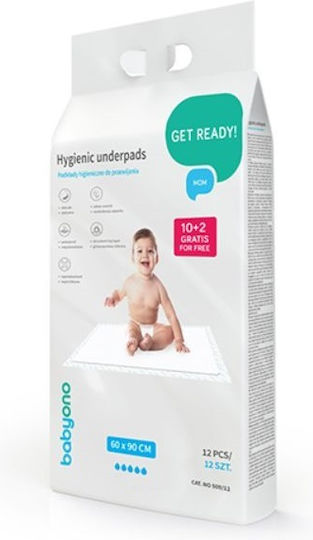 Babyono Σελτεδάκι μιας Χρήσης 60x90cm 10τμχ Babyono Σελτεδάκι μιας Χρήσης 60x90cm 10τμχ