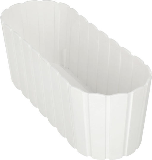 Kotarbau Γλάστρα Ξύλινη White 40εκ.